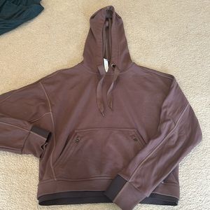 Athleta cropped hoodie sweatshirt size XS